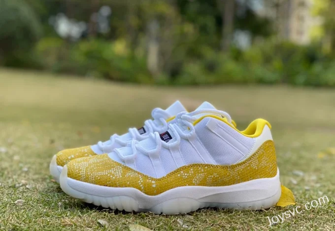 Air Jordan 11 Low Yellow Snakeskin AH7860-107