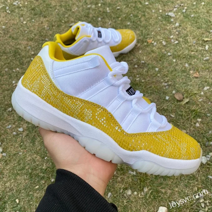 Air Jordan 11 Low Yellow Snakeskin AH7860-107