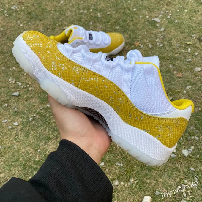 Air Jordan 11 Low Yellow Snakeskin AH7860-107