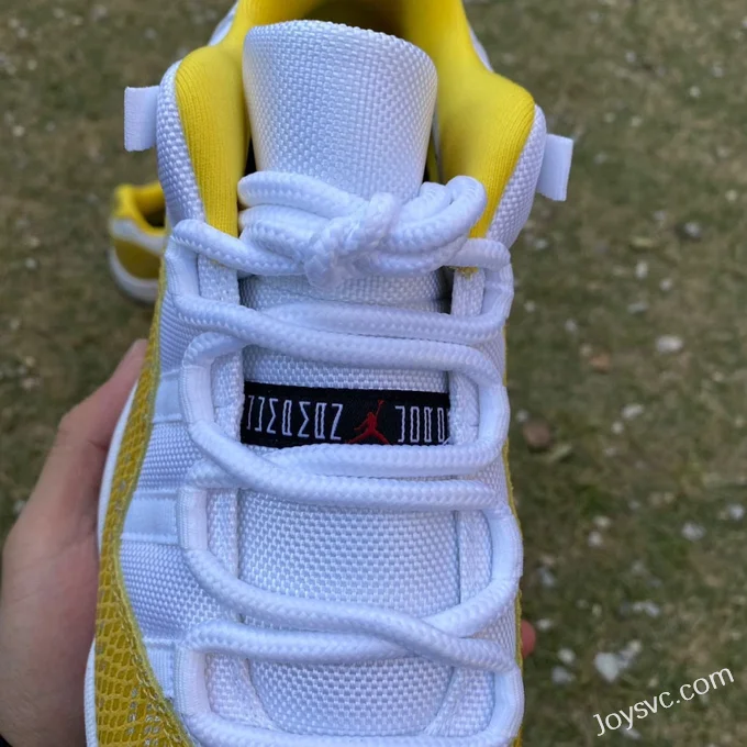 Air Jordan 11 Low Yellow Snakeskin AH7860-107