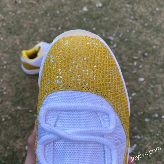 Air Jordan 11 Low Yellow Snakeskin AH7860-107