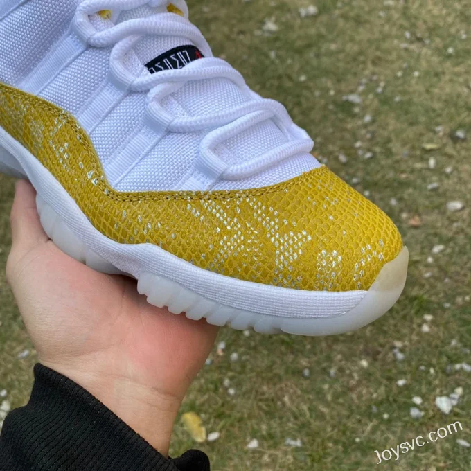 Air Jordan 11 Low Yellow Snakeskin AH7860-107