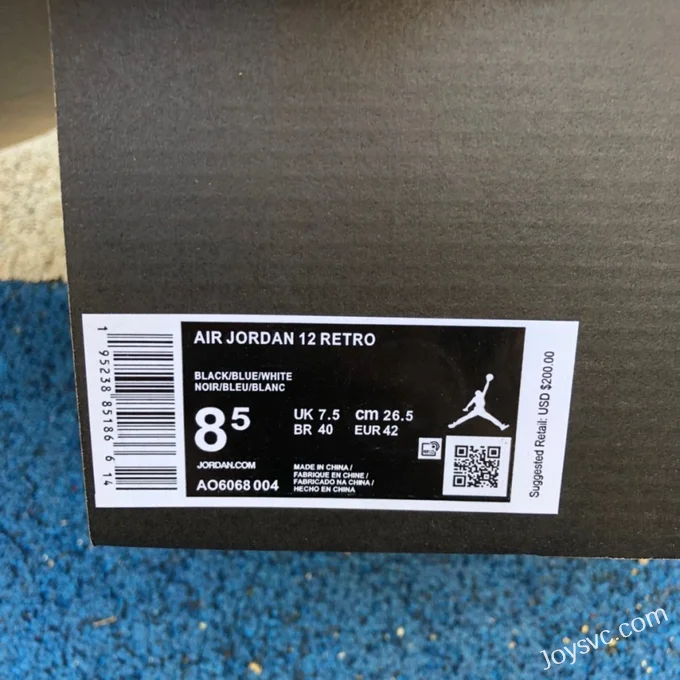 Air Jordan 12 Royal Blue AO6068-004