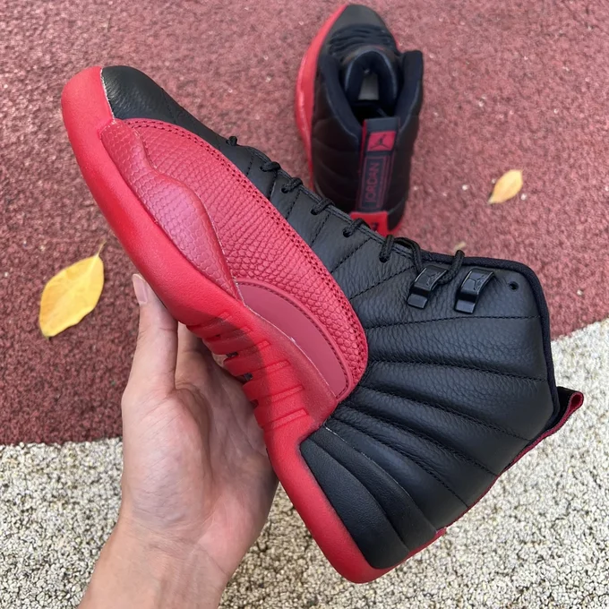 Air Jordan 12 Flu Game Black Red 130690-002