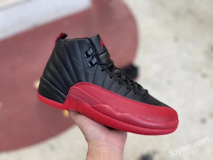 Air Jordan 12 Flu Game Black Red 130690-002