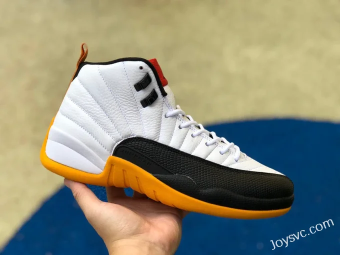 Air Jordan 12 25th Anniversary Black White Yellow DR8887-100