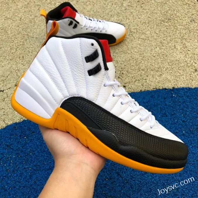 Air Jordan 12 25th Anniversary Black White Yellow DR8887-100