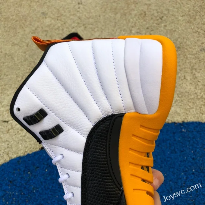 Air Jordan 12 25th Anniversary Black White Yellow DR8887-100