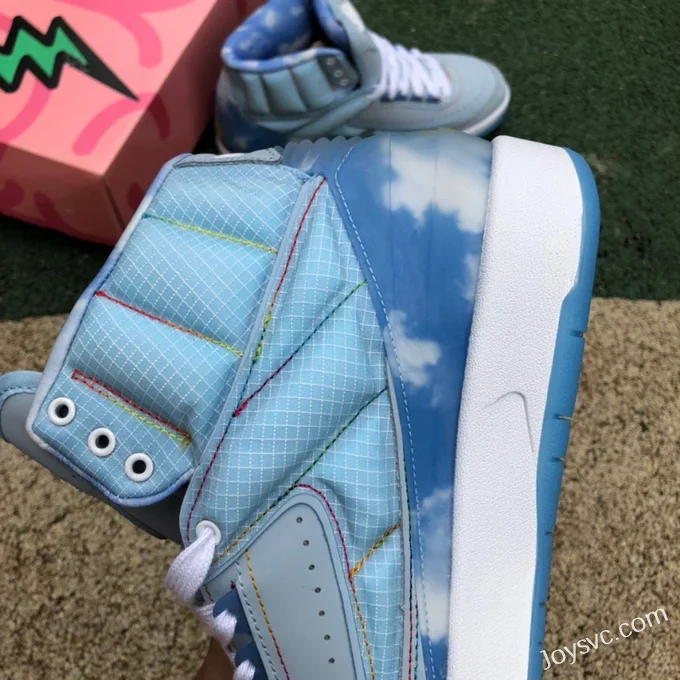 J Balvin x Air Jordan 2 DQ7691-419 Sky Blue