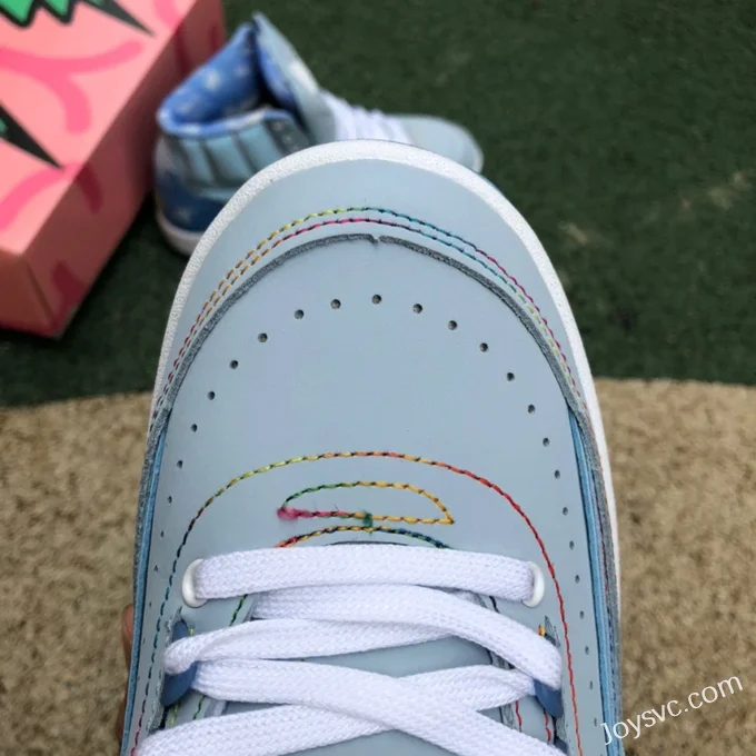 J Balvin x Air Jordan 2 DQ7691-419 Sky Blue