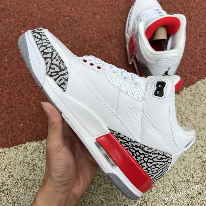 Air Jordan 3 Katrina 136064-116 White Red