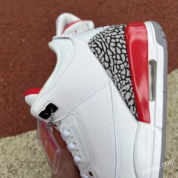 Air Jordan 3 Katrina 136064-116 White Red