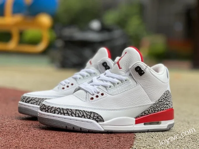 Air Jordan 3 Katrina 136064-116 White Red