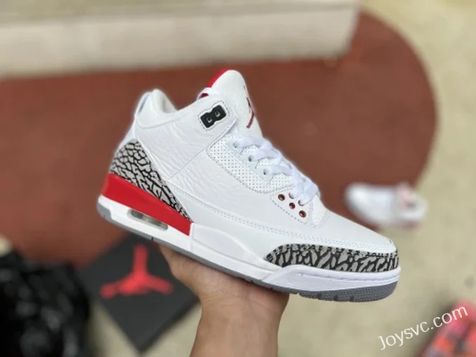 Air Jordan 3 Katrina 136064-116 White Red