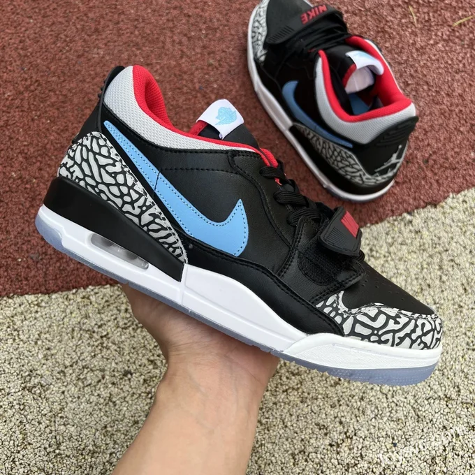 Air Jordan Legacy 312 Low CD7069-004 Black Red Cement