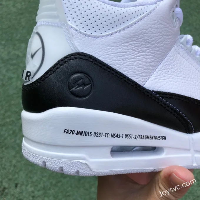 Air Jordan 3 x Fragment DA3595-100 Black White