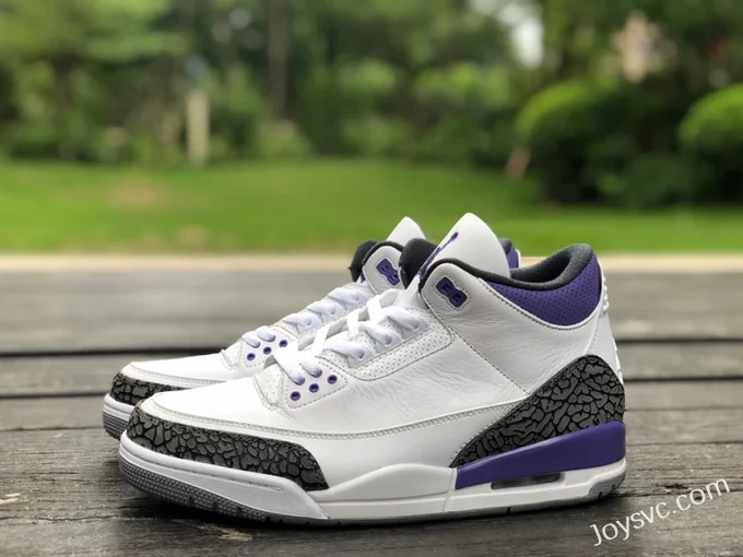 Air Jordan 3 Dark Iris CT8532-105 White Purple