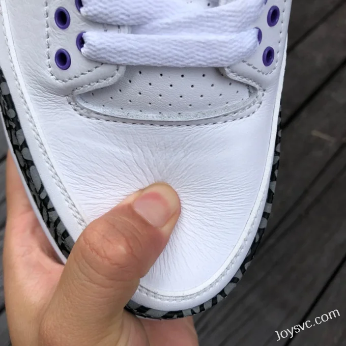 Air Jordan 3 Dark Iris CT8532-105 White Purple