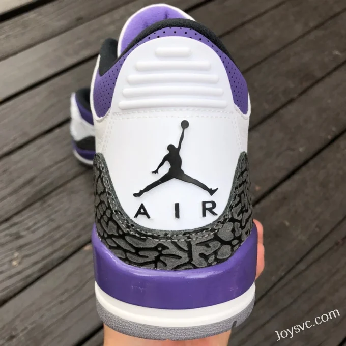 Air Jordan 3 Dark Iris CT8532-105 White Purple