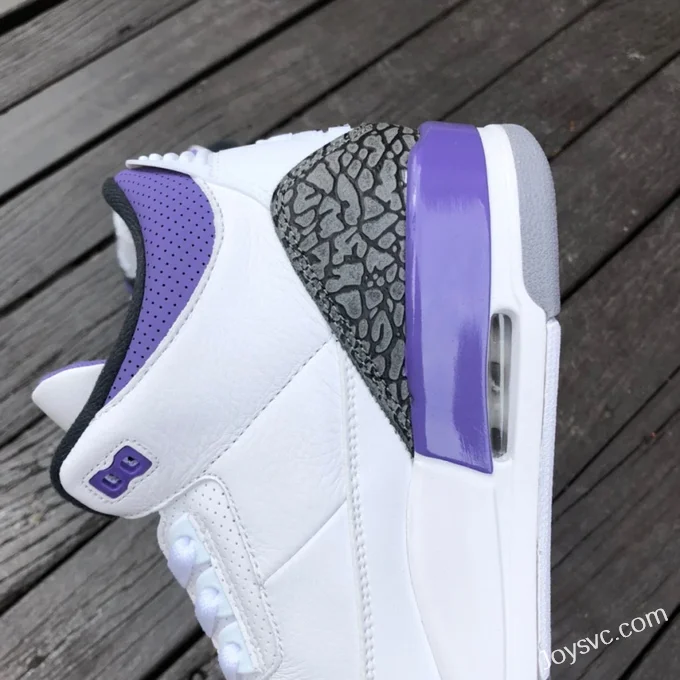 Air Jordan 3 Dark Iris CT8532-105 White Purple