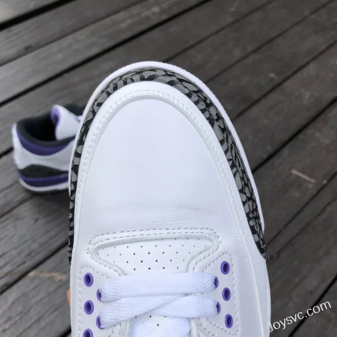 Air Jordan 3 Dark Iris CT8532-105 White Purple