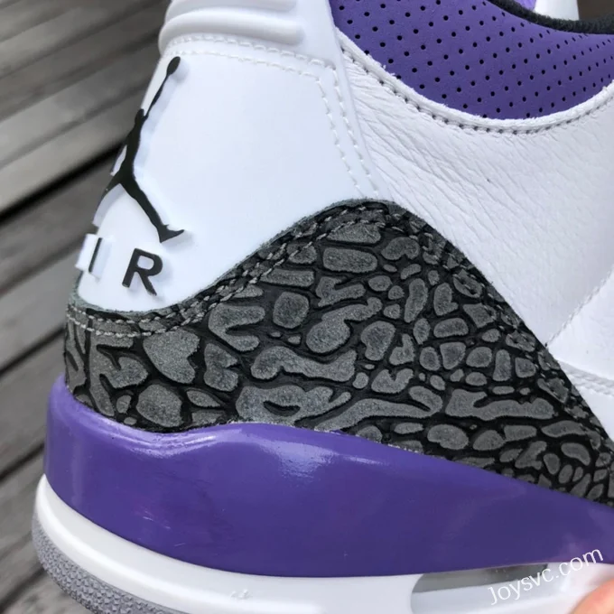 Air Jordan 3 Dark Iris CT8532-105 White Purple