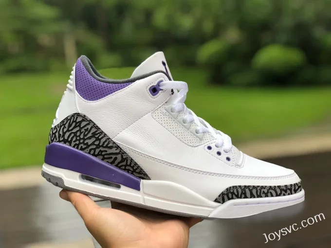 Air Jordan 3 Dark Iris CT8532-105 White Purple