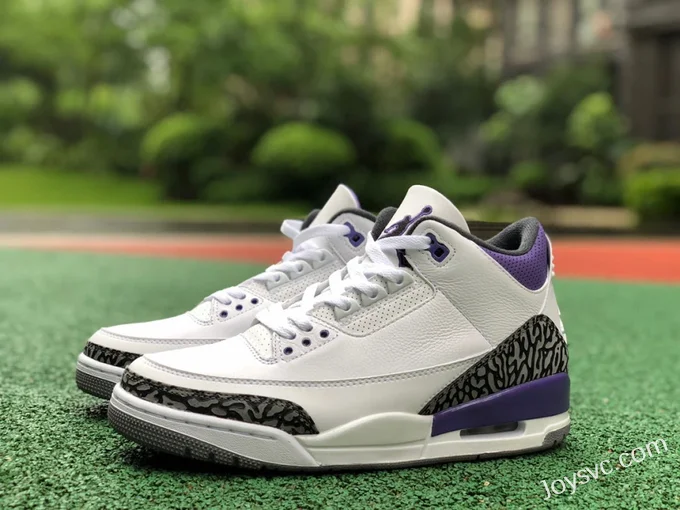 Air Jordan 3 Dark Iris CT8532-105 White Purple