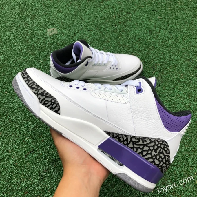 Air Jordan 3 Dark Iris CT8532-105 White Purple