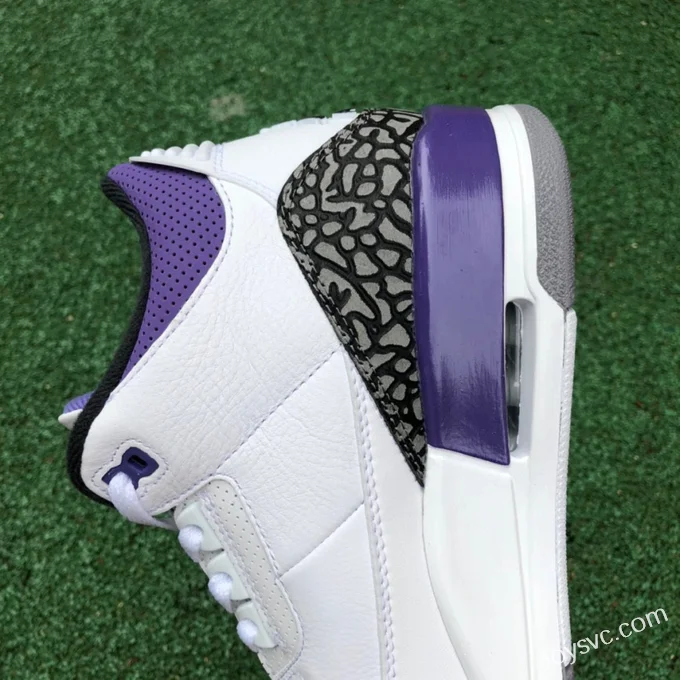 Air Jordan 3 Dark Iris CT8532-105 White Purple