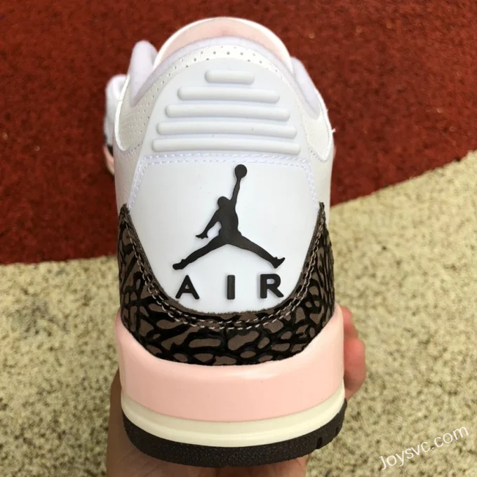 Air Jordan 3 CK9246-102 White Brown Pink