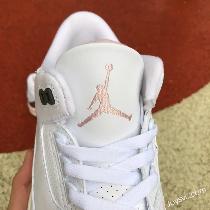 Air Jordan 3 CK9246-102 White Brown Pink