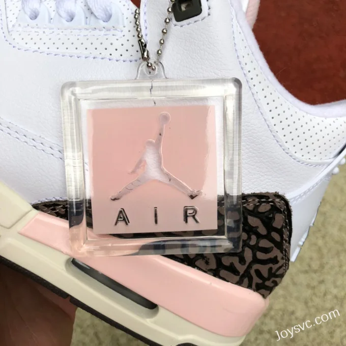 Air Jordan 3 CK9246-102 White Brown Pink