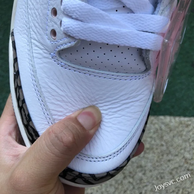 Air Jordan 3 Dark Mocha CK9246-102 White Brown Pink