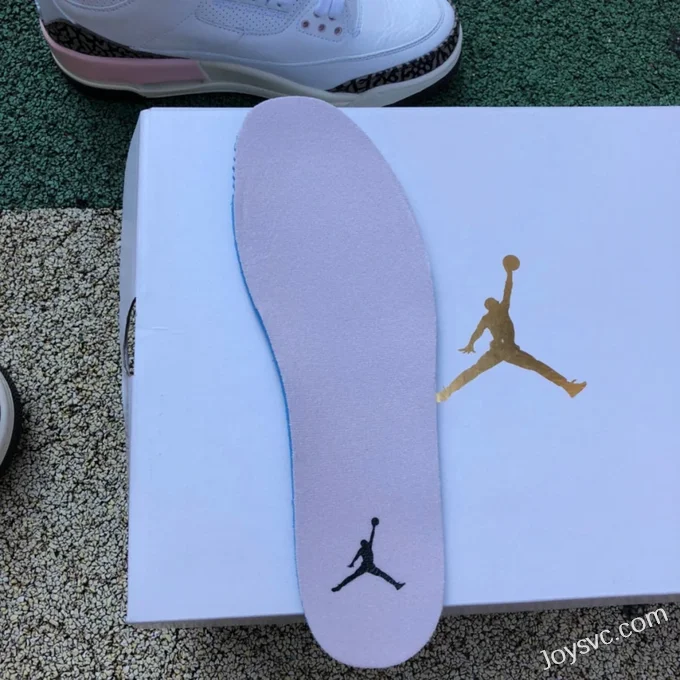 Air Jordan 3 Dark Mocha CK9246-102 White Brown Pink