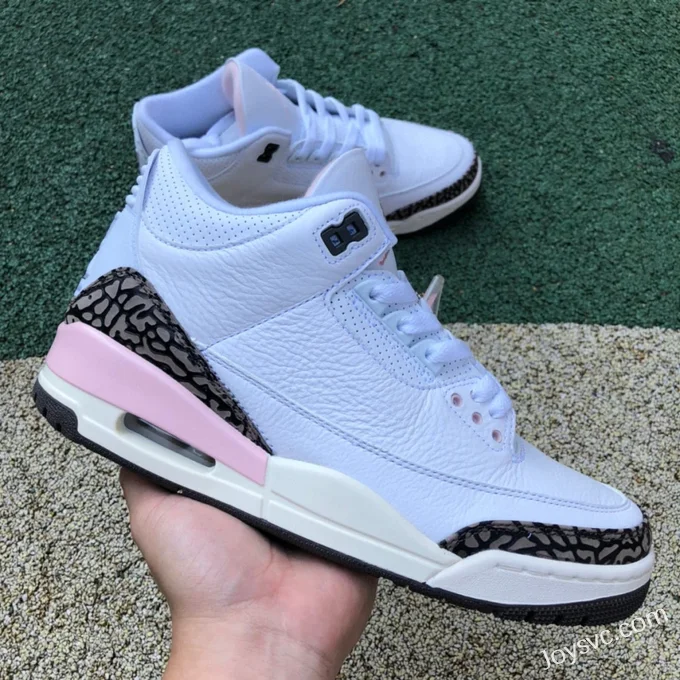 Air Jordan 3 Dark Mocha CK9246-102 White Brown Pink