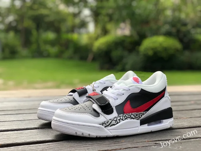 Air Jordan Legacy 312 Low CD7069-101 White Black Red