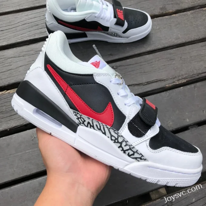 Air Jordan Legacy 312 Low CD7069-101 White Black Red