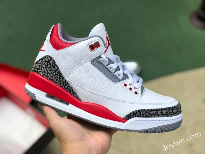 Air Jordan 3 Fire Red DN3707-160 White Red