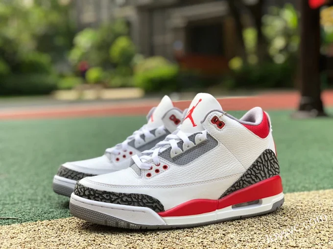 Air Jordan 3 Fire Red DN3707-160 White Red