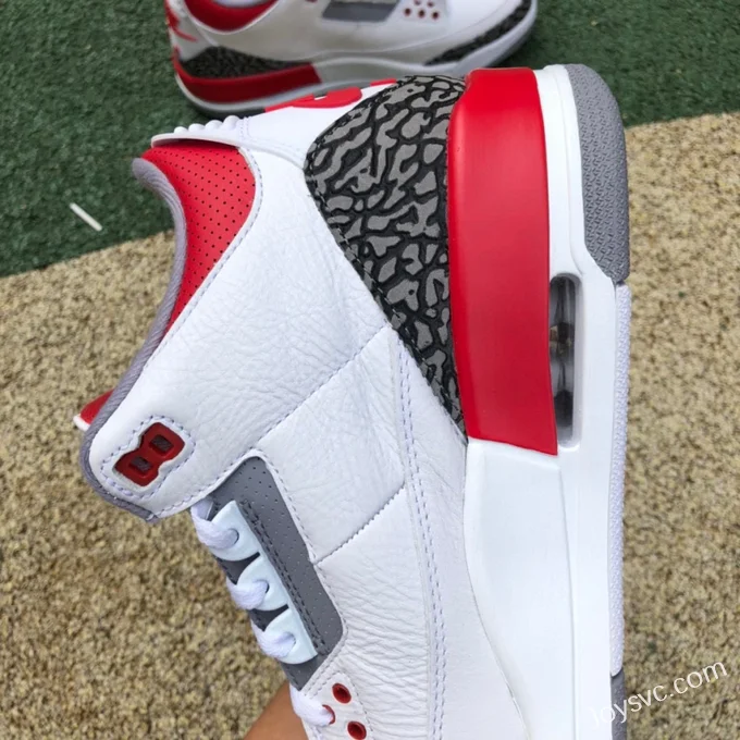 Air Jordan 3 Fire Red DN3707-160 White Red