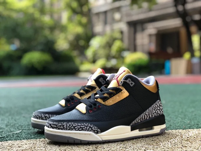 Air Jordan 3 WMNS Black Gold CK9246-067