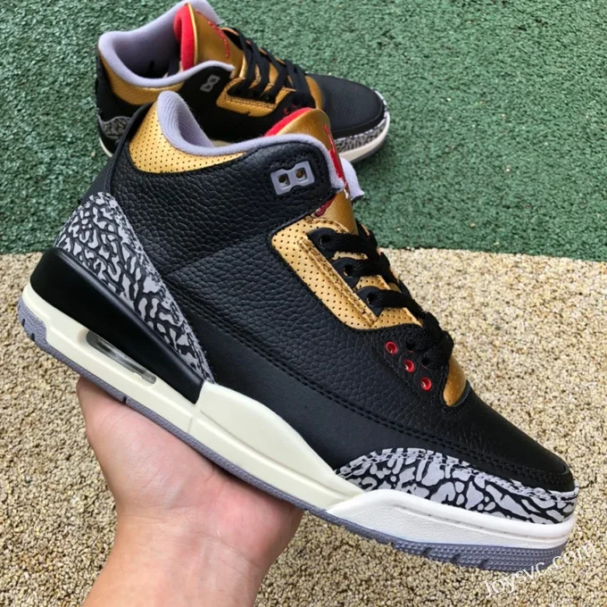 Air Jordan 3 WMNS Black Gold CK9246-067