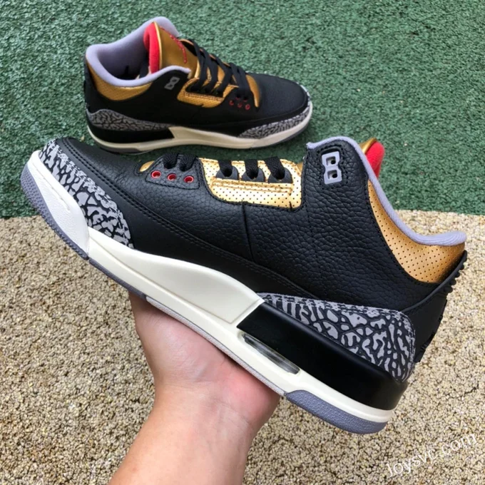 Air Jordan 3 WMNS Black Gold CK9246-067