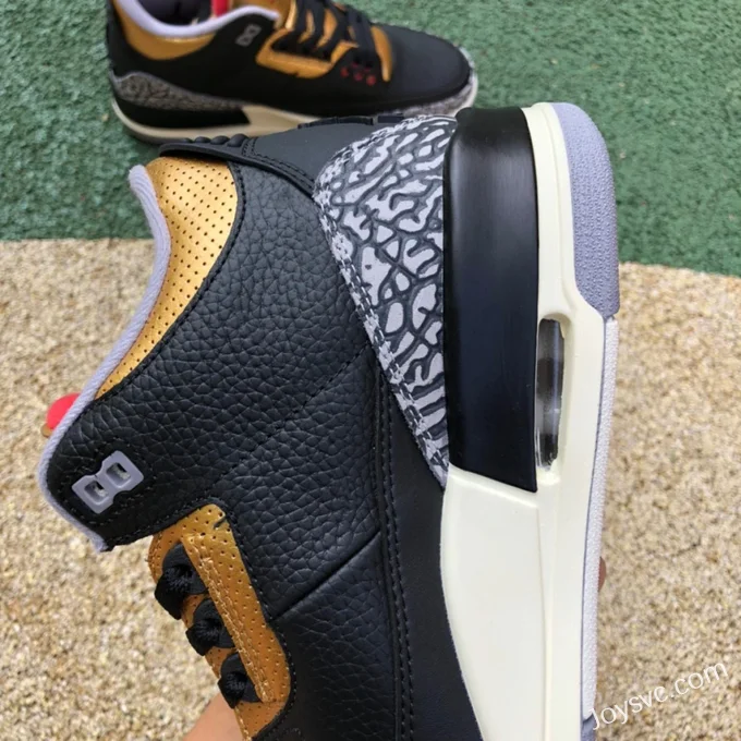 Air Jordan 3 WMNS Black Gold CK9246-067