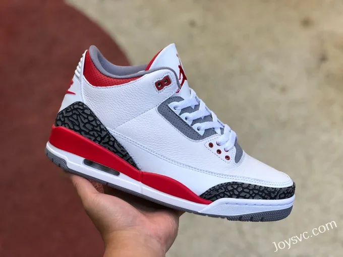 Air Jordan 3 Fire Red DN3707-160 White Red