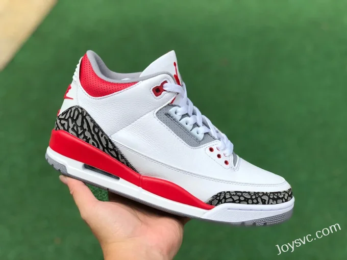 Air Jordan 3 Fire Red DN3707-160 White Red