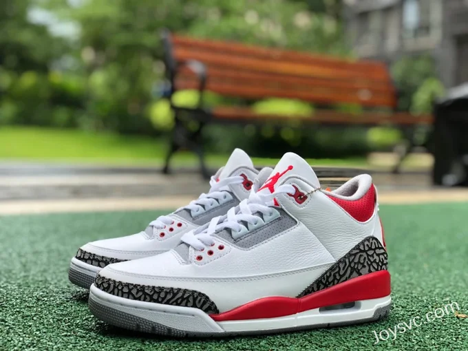 Air Jordan 3 Fire Red DN3707-160 White Red