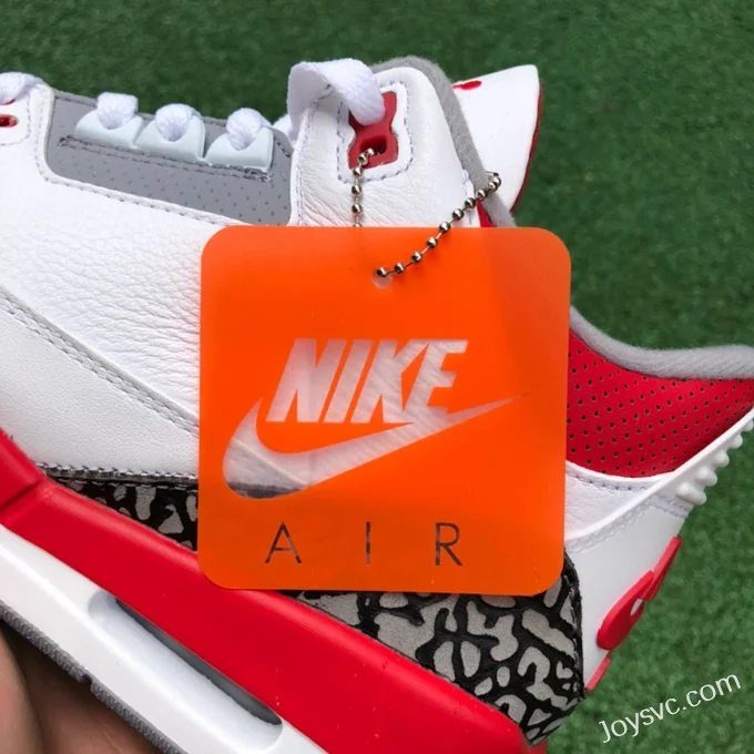 Air Jordan 3 Fire Red DN3707-160 White Red