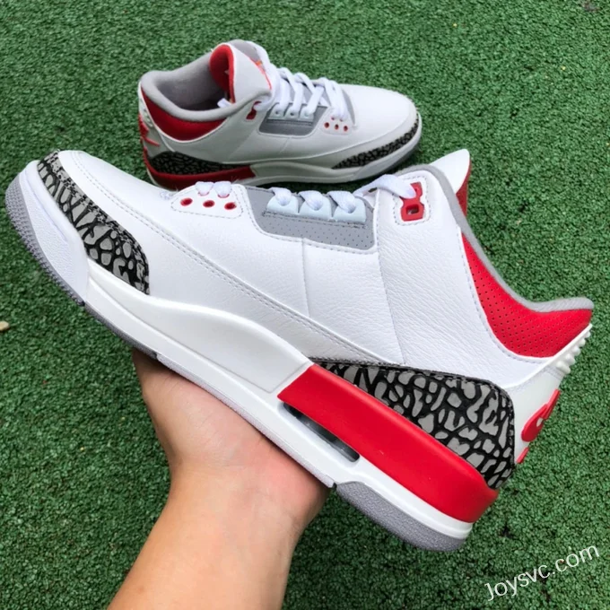 Air Jordan 3 Fire Red DN3707-160 White Red